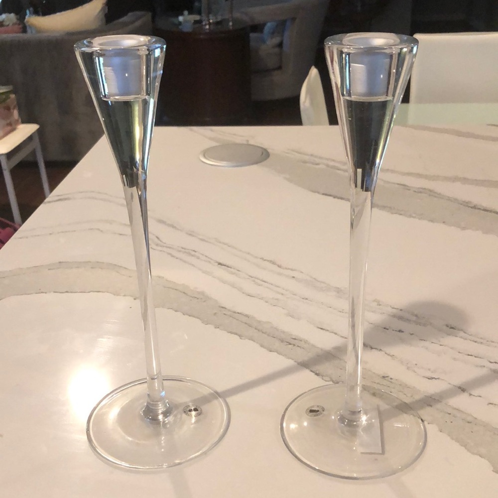 Gastvanlig Glass Candlesticks Designed by Anne Nilsson